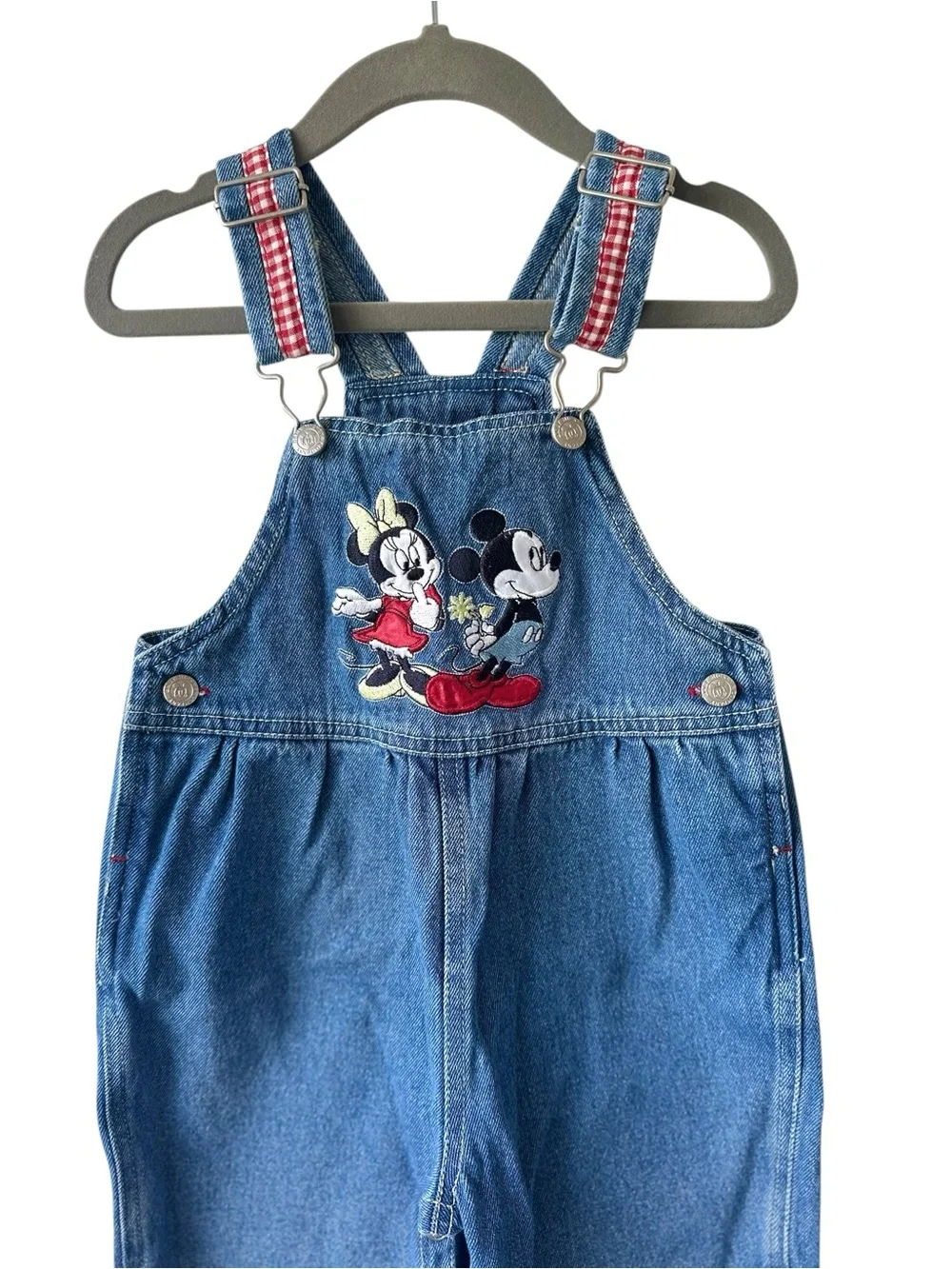Disney Mickey & Co Vintage Mickey & Minnie Denim Overalls
